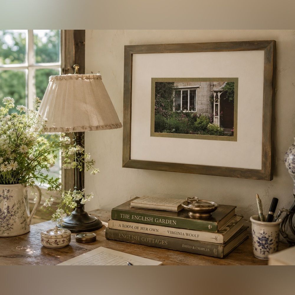 Art Gallery Professionally Framed *ENGLISH GARDENS* 12x15” PHOTOGRAPHY